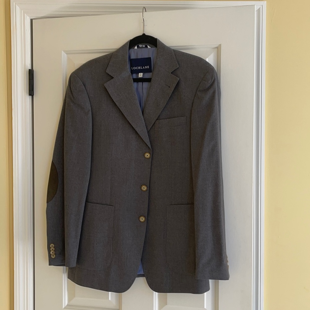 Thomas Dean, Lochlane Gray wool blazer.